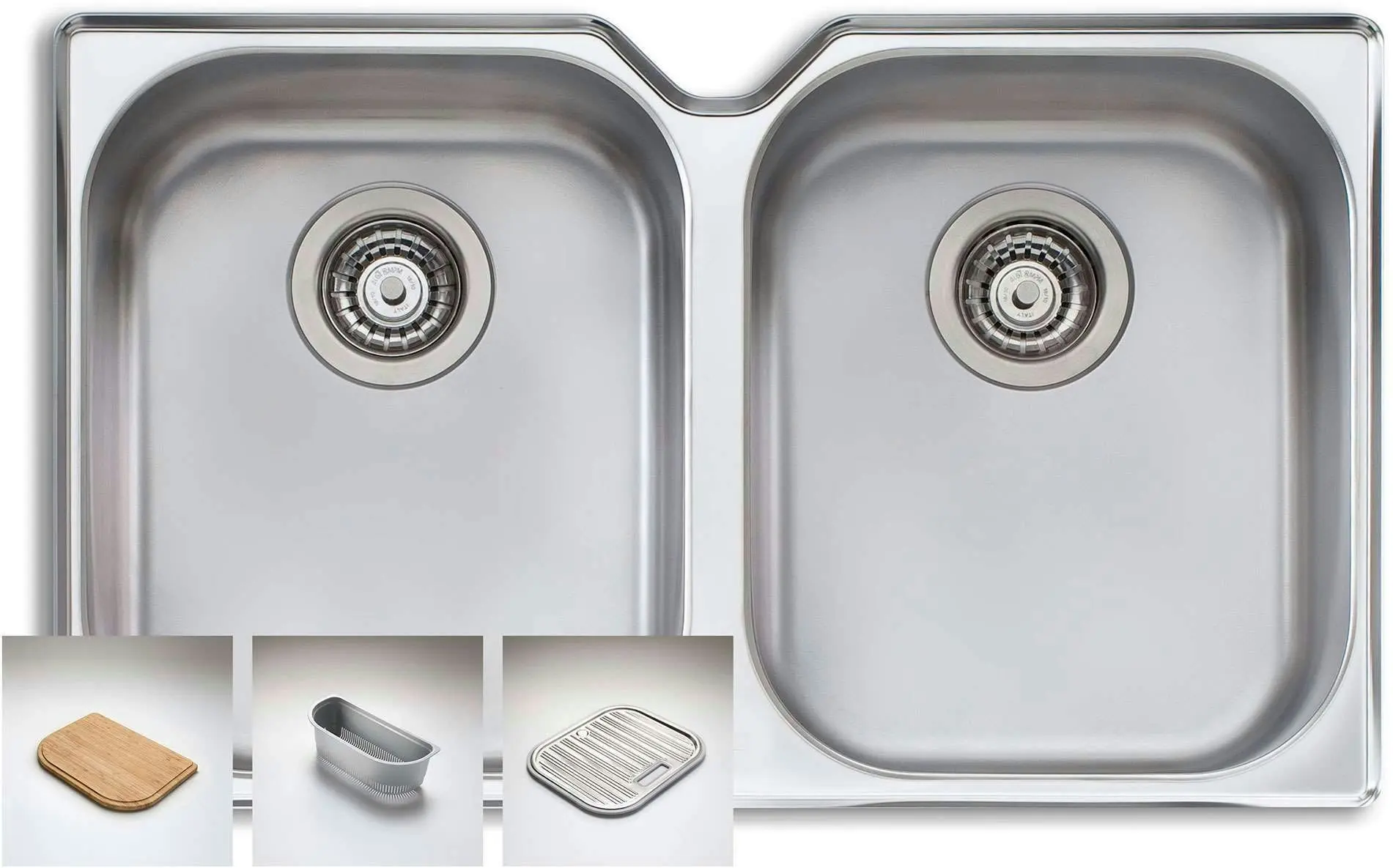 Oliveri Diaz Double Bowl Undermount Sink DZ10U