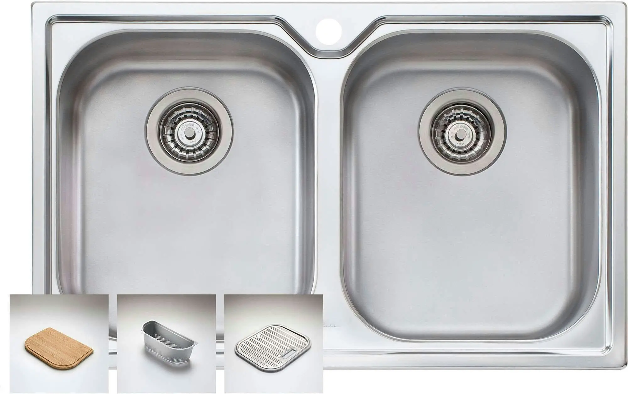 Oliveri Diaz Double Bowl Inset Sink DZ163