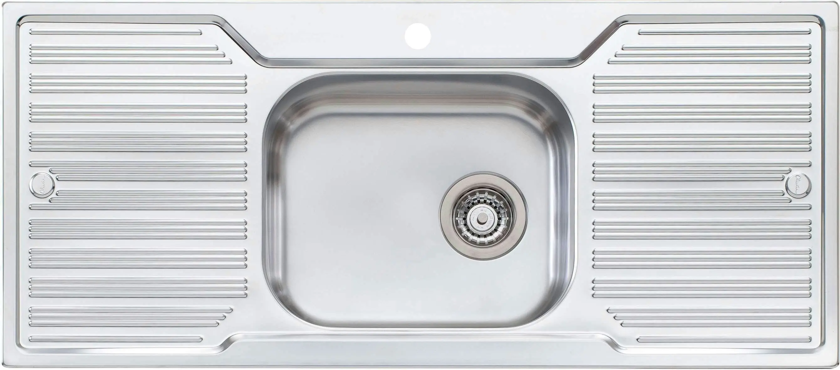 Oliveri Diaz Single Bowl Inset Sink With Double Drainer DZ133