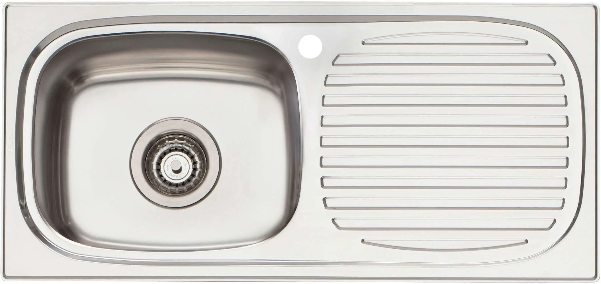 Oliveri Martini Single Left Hand Bowl Inset Sink With Drainer MR501