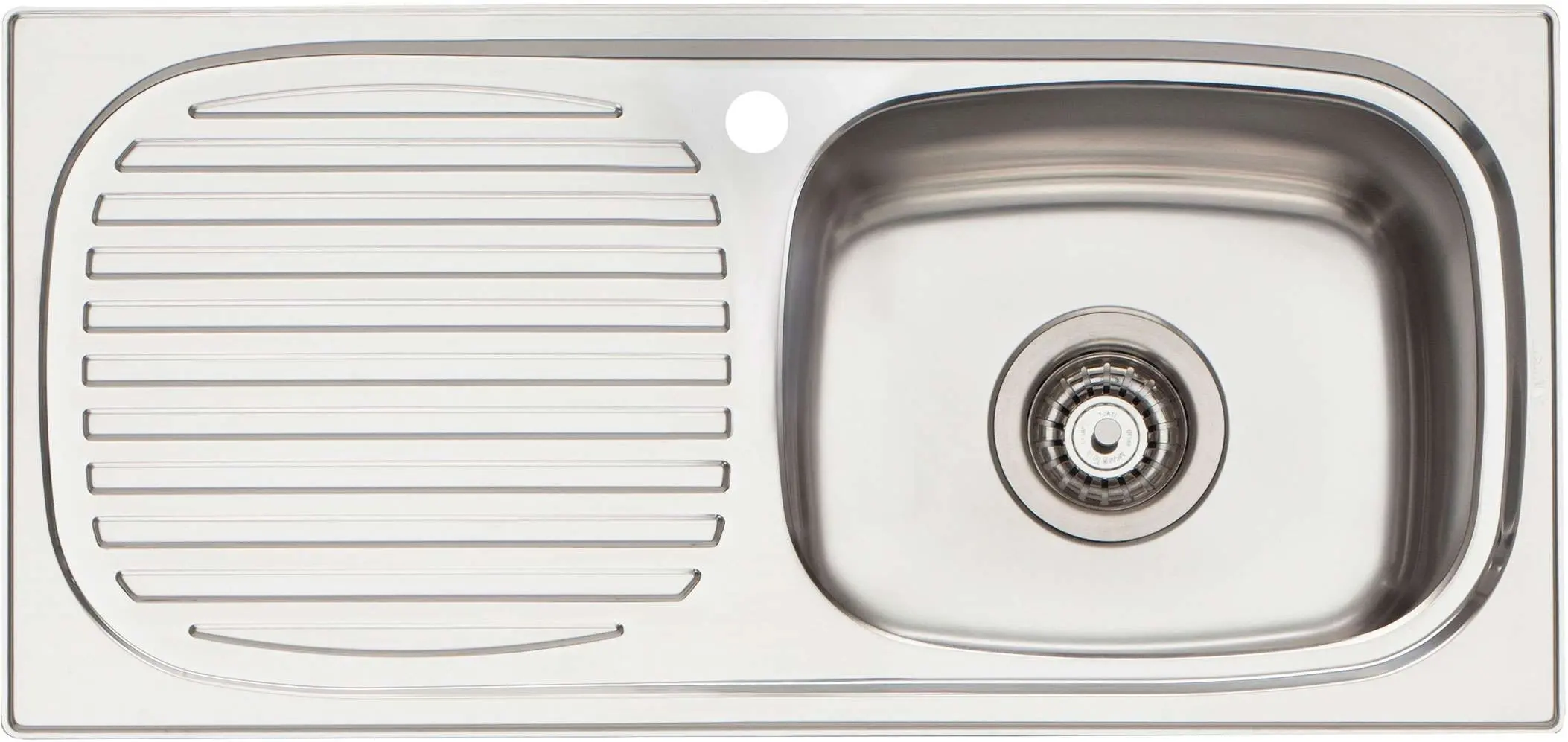 Oliveri Martini Single Right Hand Bowl Inset Sink With Drainer MR502