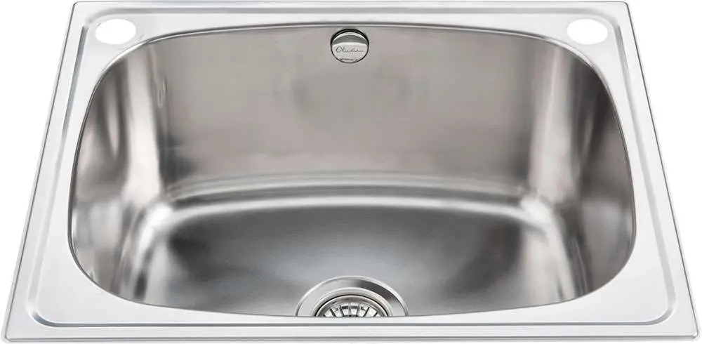 Oliveri Laundry 45L Tub With Rinse Bypass Inset Sink TI45S