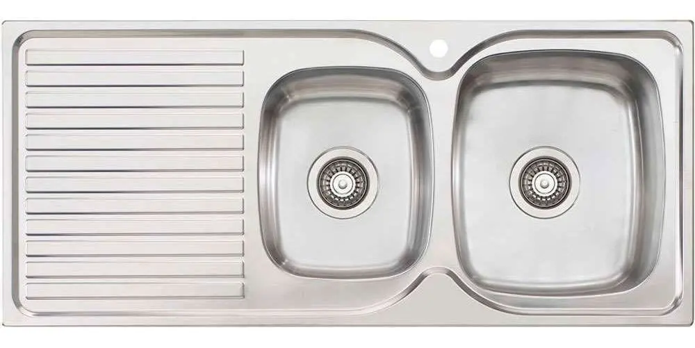 Oliveri Endeavour 1 & 3/4 Bowl Inset Sink With Drainer EE12