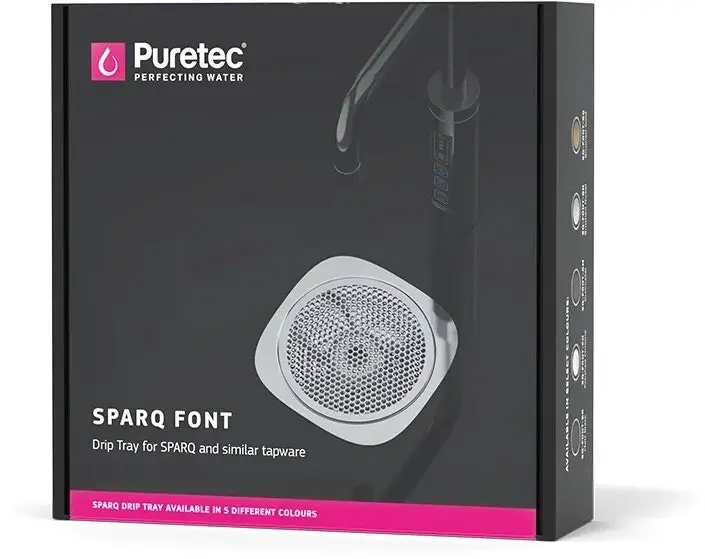 Puretec SPARQ Stand Alone Font Drip Tray Brushed Gold SQ-FONT-BG