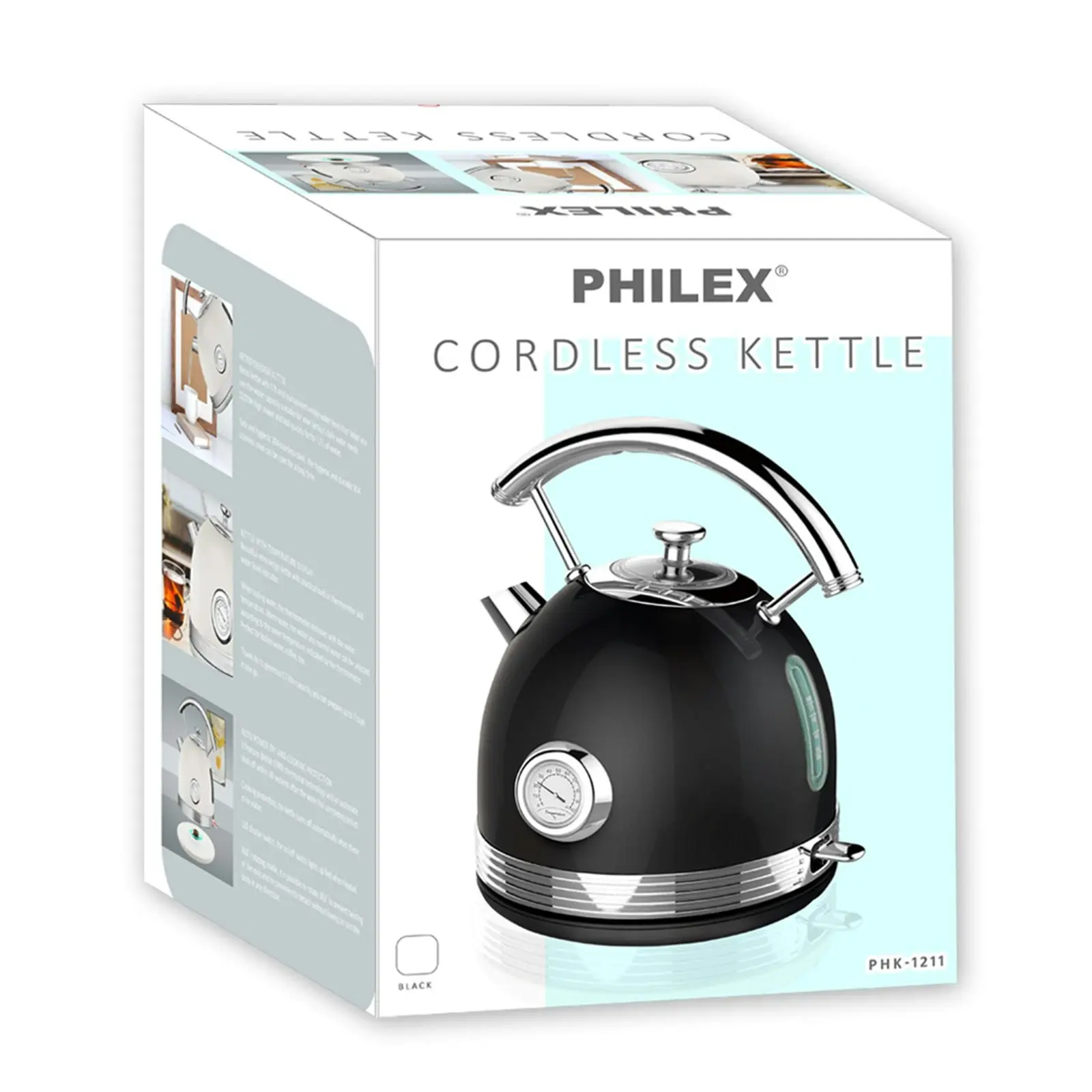 Philex Electric Kettle 1.7L BLACK