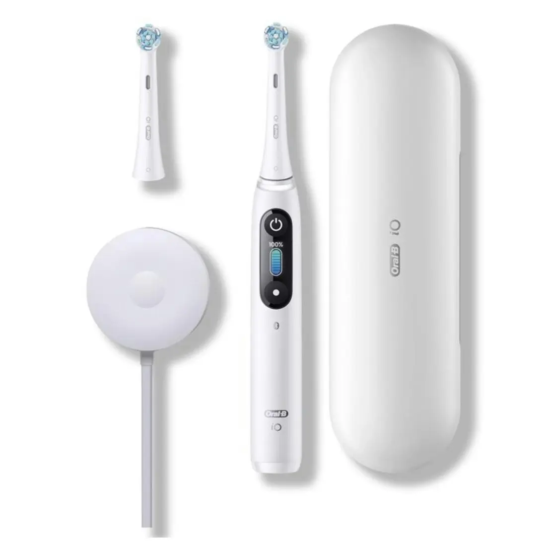 Oral-B iO 8 Series Rechargeable Electric Toothbrush w/ Travel Case - White