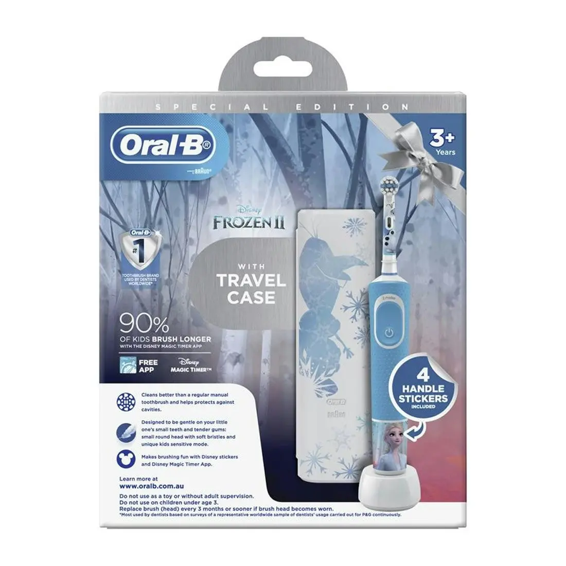 Oral-B Pro 100 Kids 3+Years Electric Toothbrush - Frozen