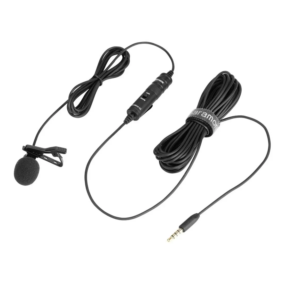 Saramonic LavMicro U2 Omnidirectional Lavalier Microphone 3.5mm Locking Type Male Jack to USB Type C