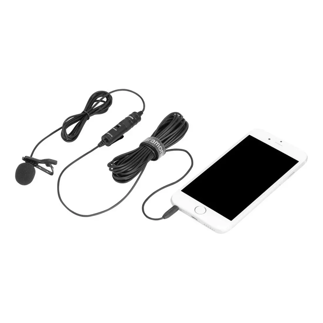 Saramonic LavMicro U2 Omnidirectional Lavalier Microphone 3.5mm Locking Type Male Jack to USB Type C