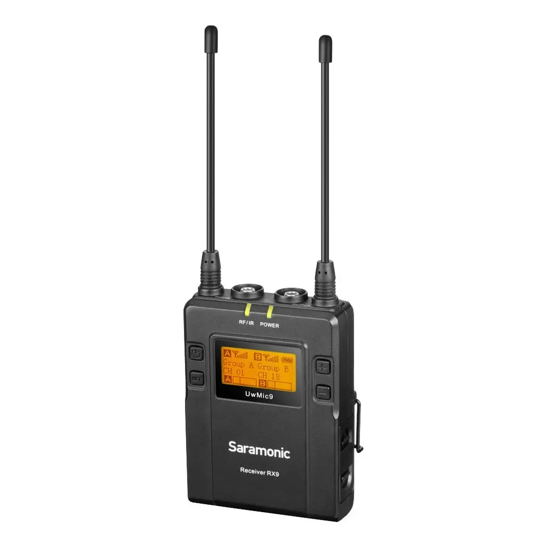 Saramonic UWMIC 9 RX9+HU9 UHF Camera-Mount Wireless Cardioid Handheld Mic System (Global)