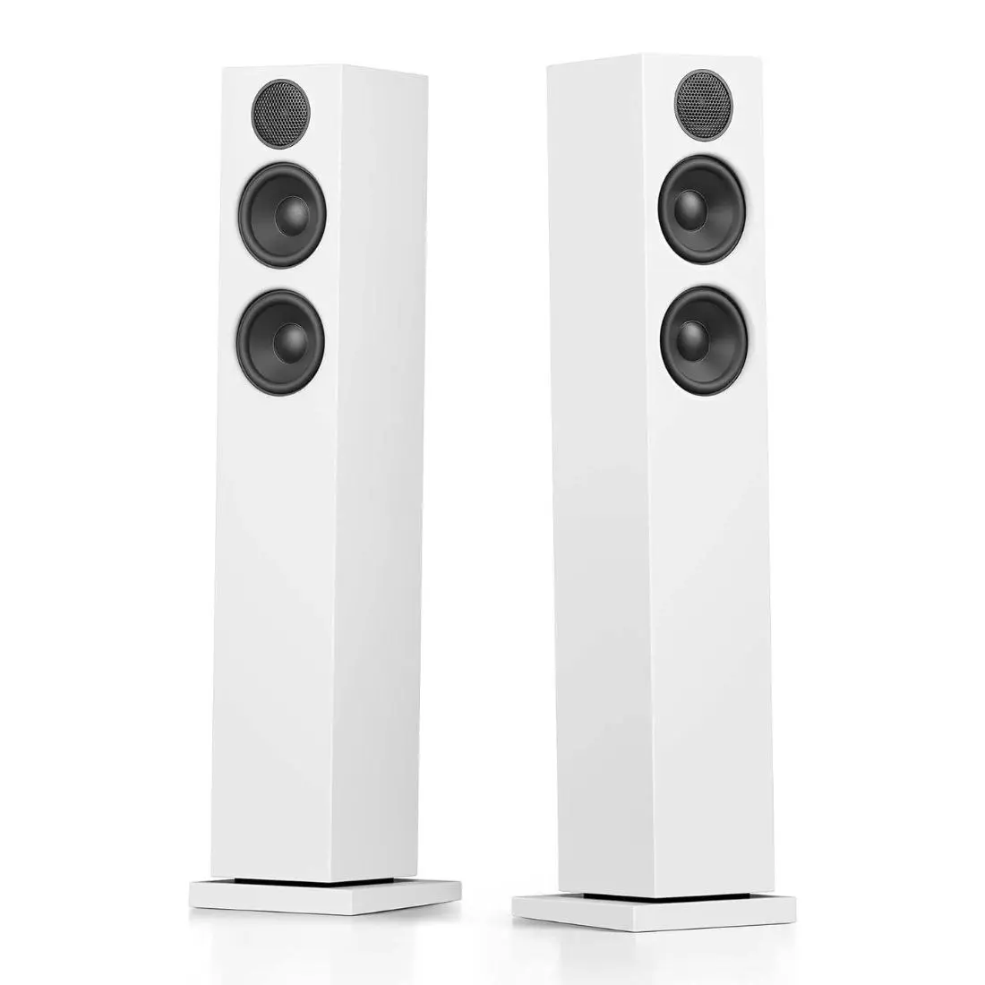 Audio Pro A36 WiFi Wireless Multiroom Floor Standing Tower Speakers - White