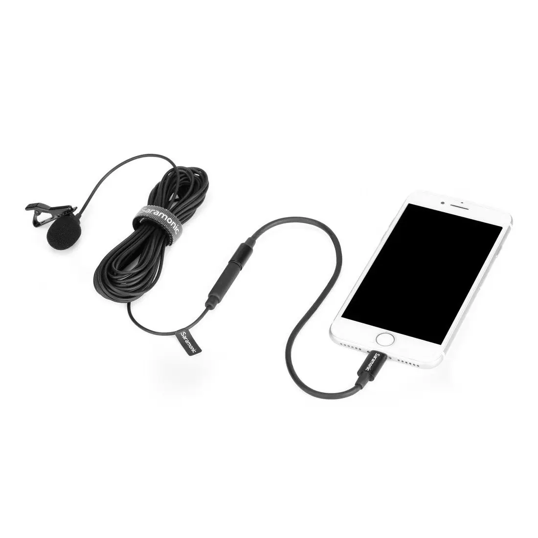 Saramonic LavMicro U1B Omnidirectional Lavalier Microphone with Lightning Connector for iOS Devices (6m)