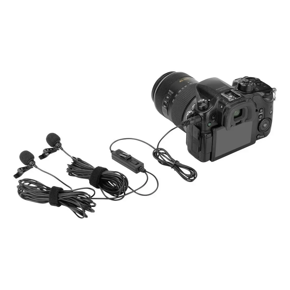 Saramonic LavMicro 2M Dual Omnidirectional Lavalier Microphone for DSLR Camera and Smartphone