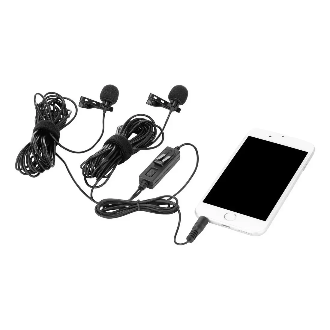 Saramonic LavMicro 2M Dual Omnidirectional Lavalier Microphone for DSLR Camera and Smartphone