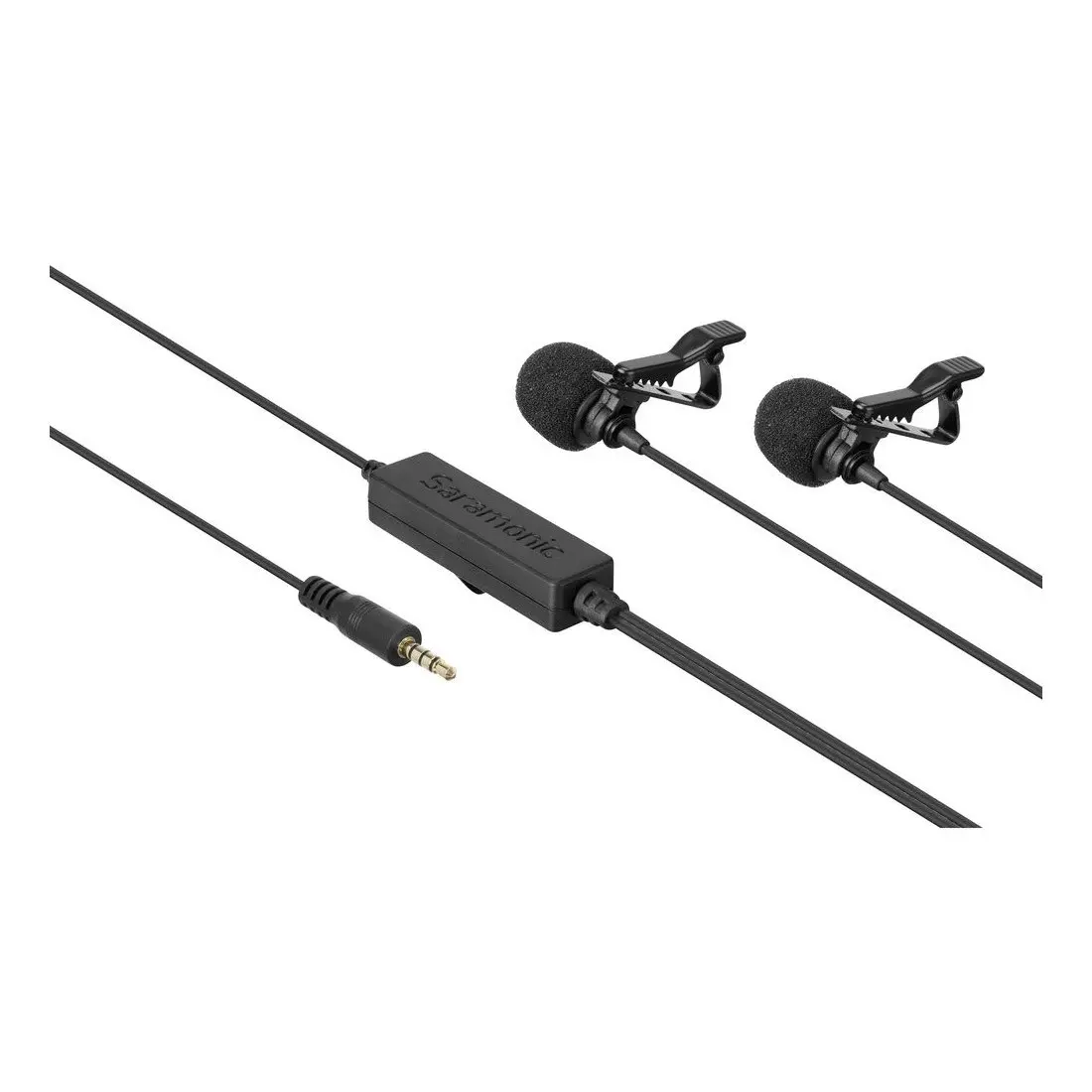 Saramonic LavMicro 2M Dual Omnidirectional Lavalier Microphone for DSLR Camera and Smartphone