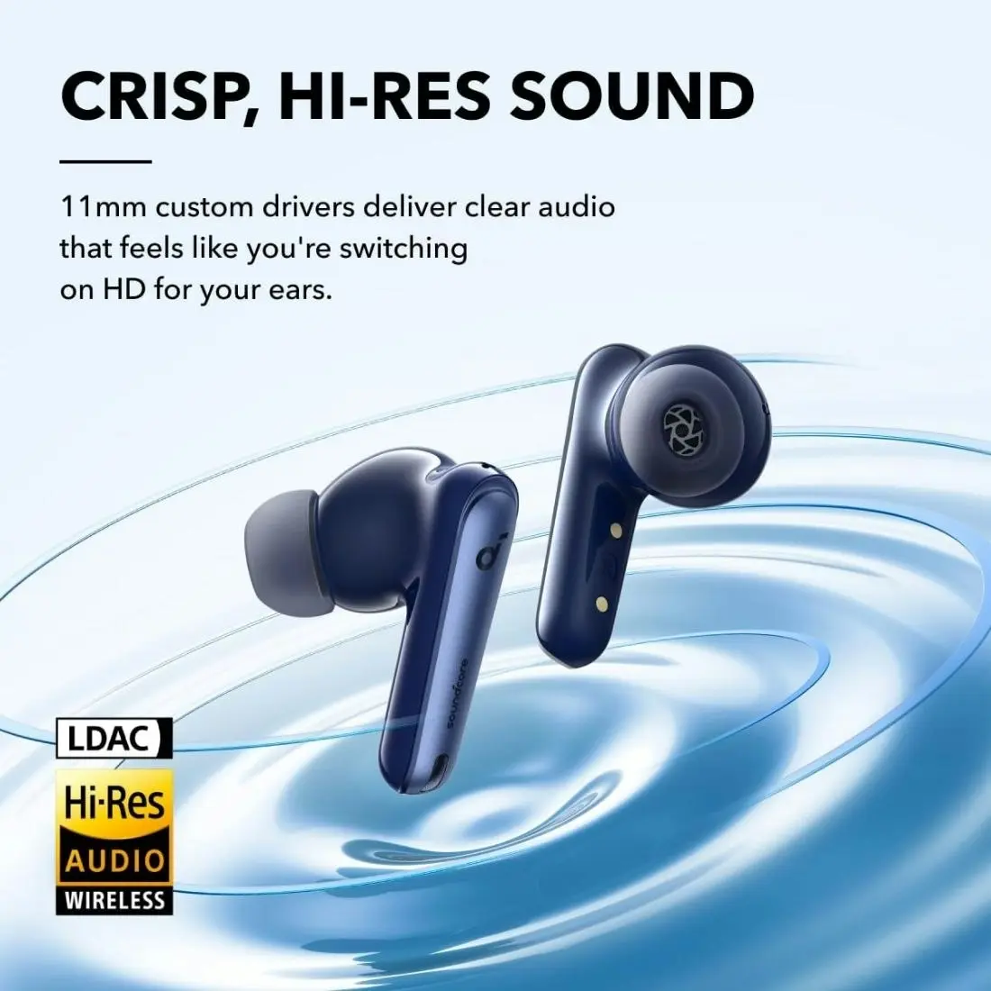 Soundcore Liberty 4 NC Wireless Noise Cancelling Earbuds - Navy Blue