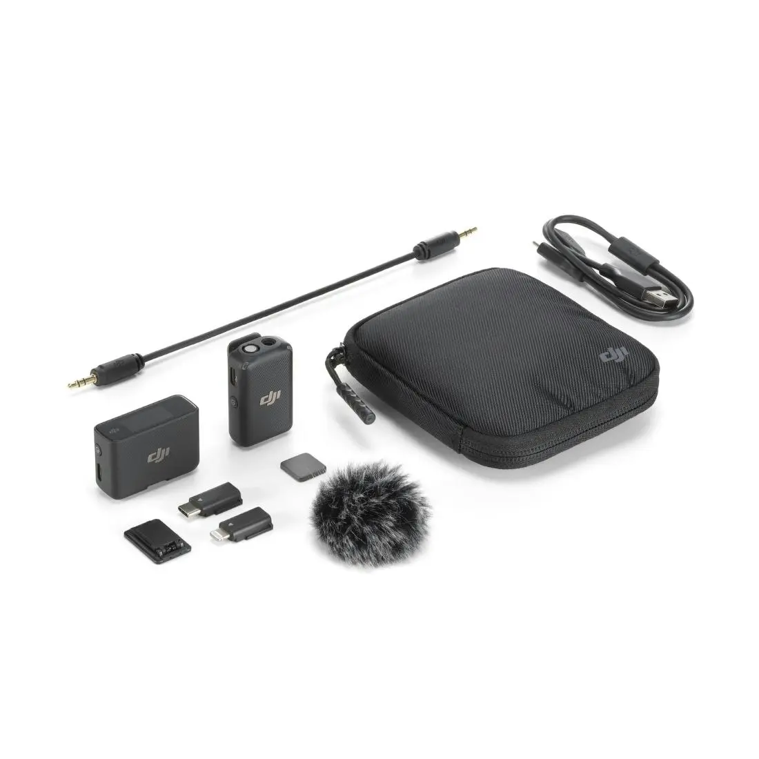 Dji Mic (1 Transmitter + 1 Receiver) Wireless Microphone (For Android, iPhone, PC, Camera)