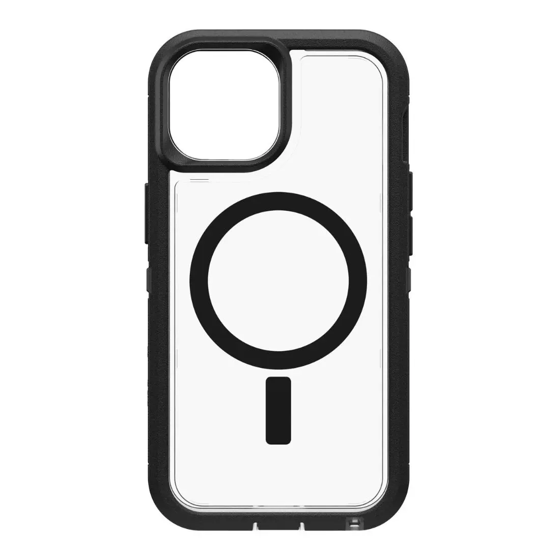 Otterbox Defender XT Clear MagSafe Case for iPhone 15 77-93336 - Black/Clear