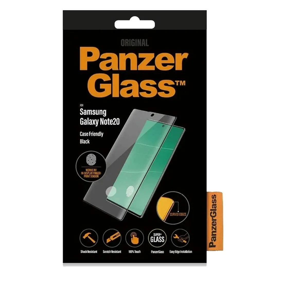 PanzerGlass Edge to Edge Glass Screen Protector For Samsung Note 20 - Clear