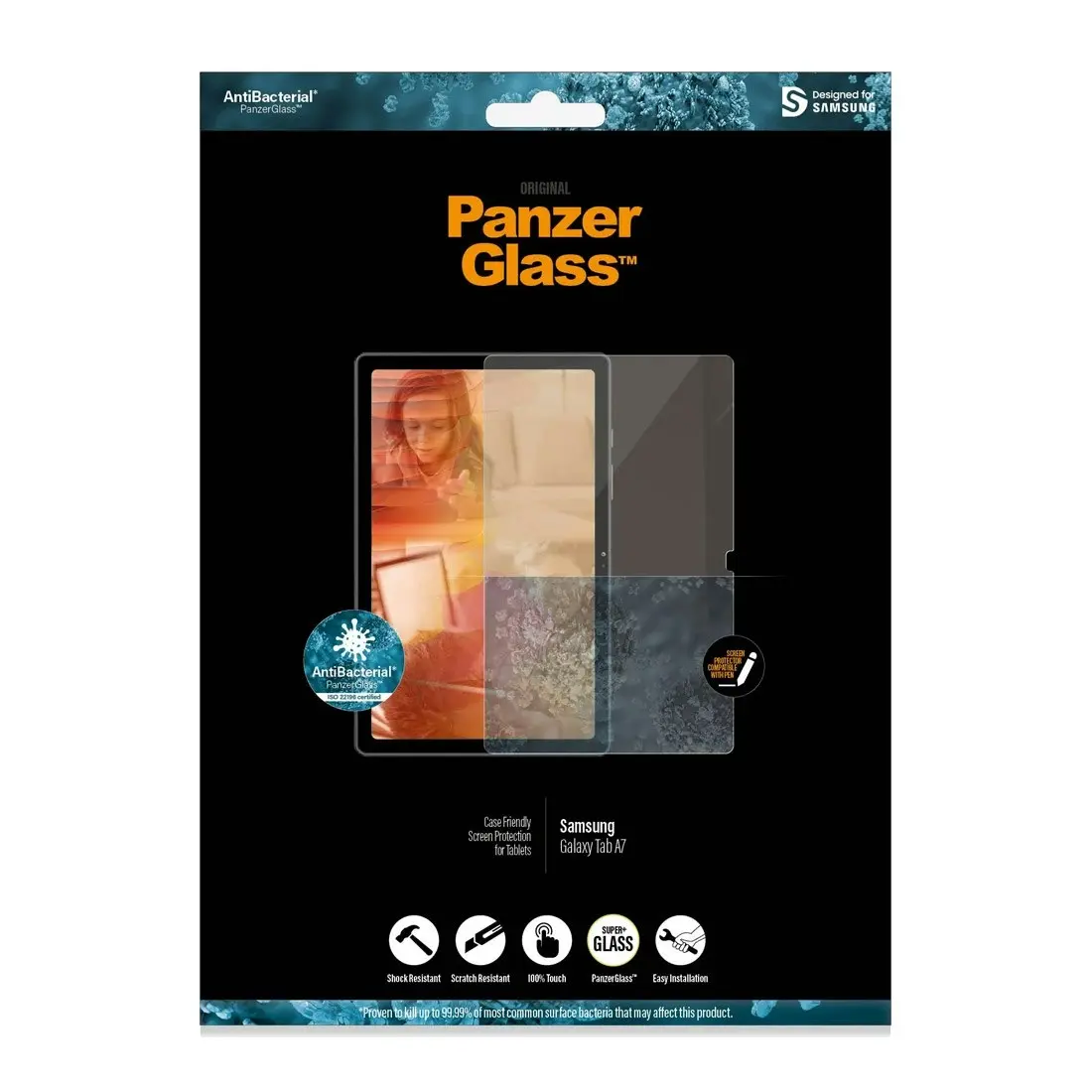 PanzerGlass Screen Guard For Samsung Galaxy Tab A7 10.4 - Clear