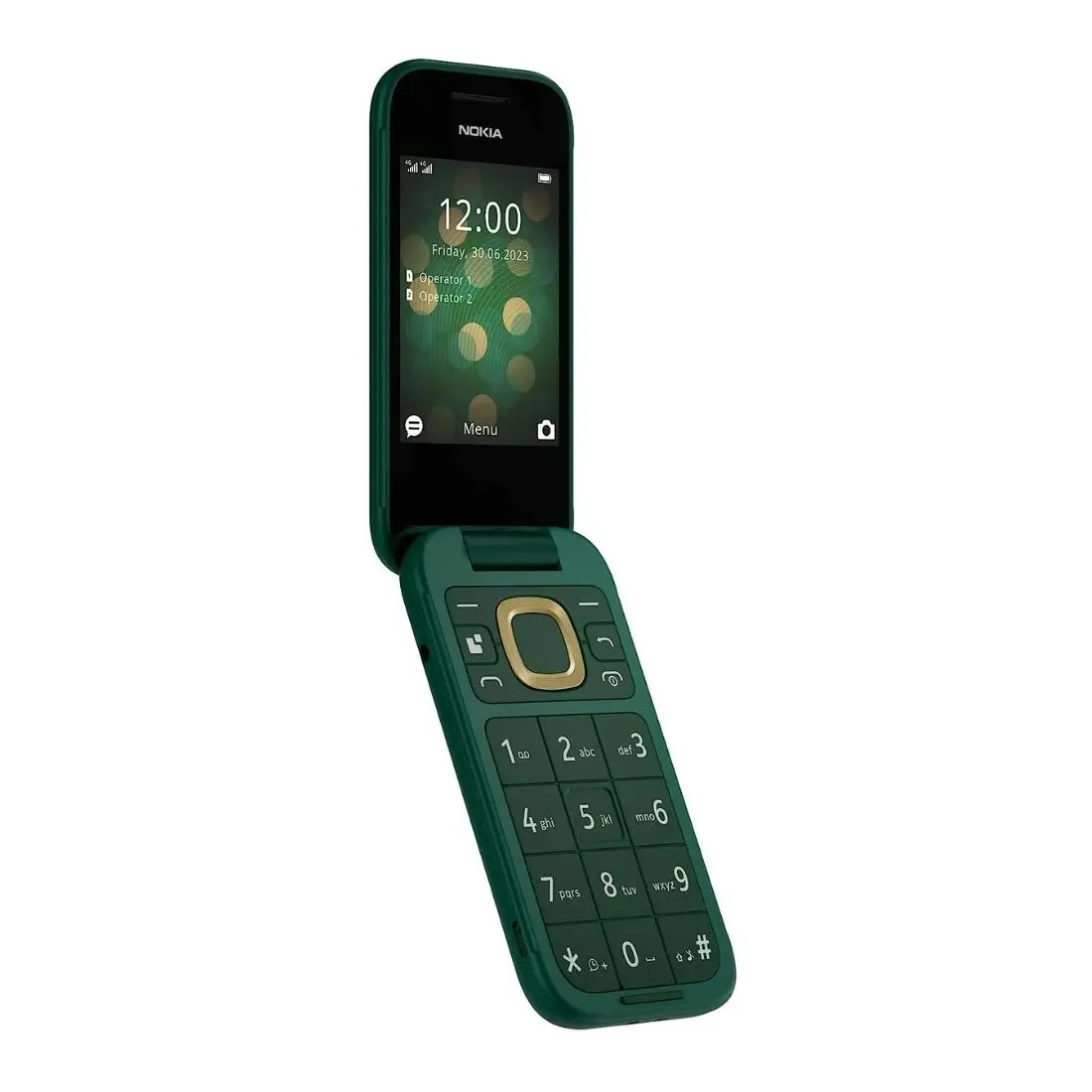 Nokia 2660 Flip (Dual Sim, 2.8 inches, 32GB, 4G) - Lush Green