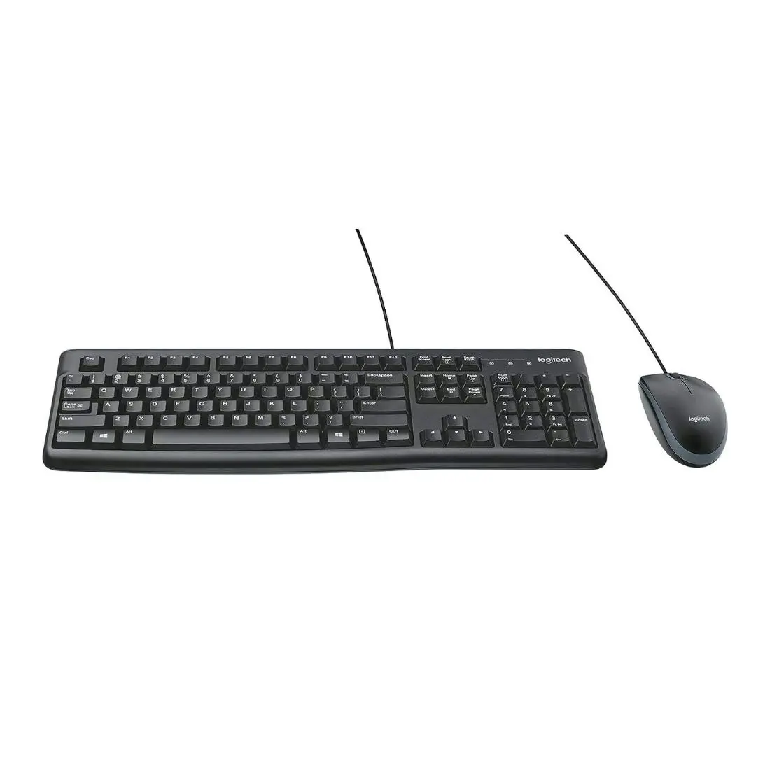 Logitech Desktop MK120 Wired Keyboard and Mouse Combo