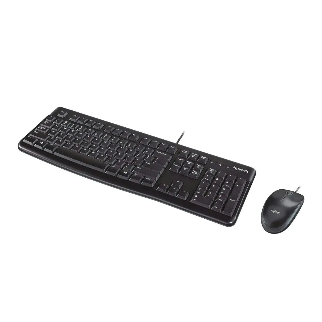 Logitech Desktop MK120 Wired Keyboard and Mouse Combo