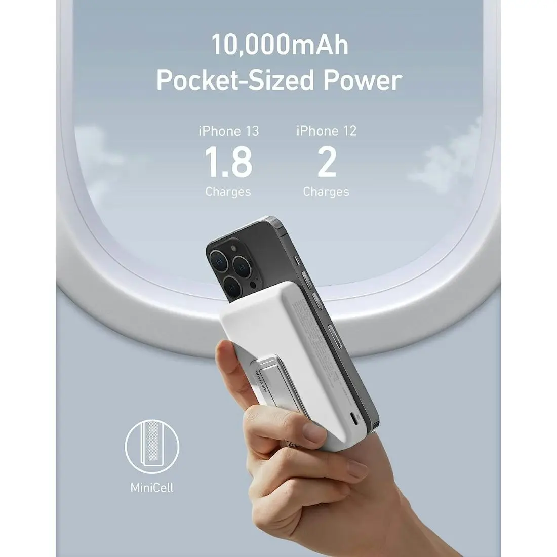 Anker 633 Magnetic Battery (MagGo) - White