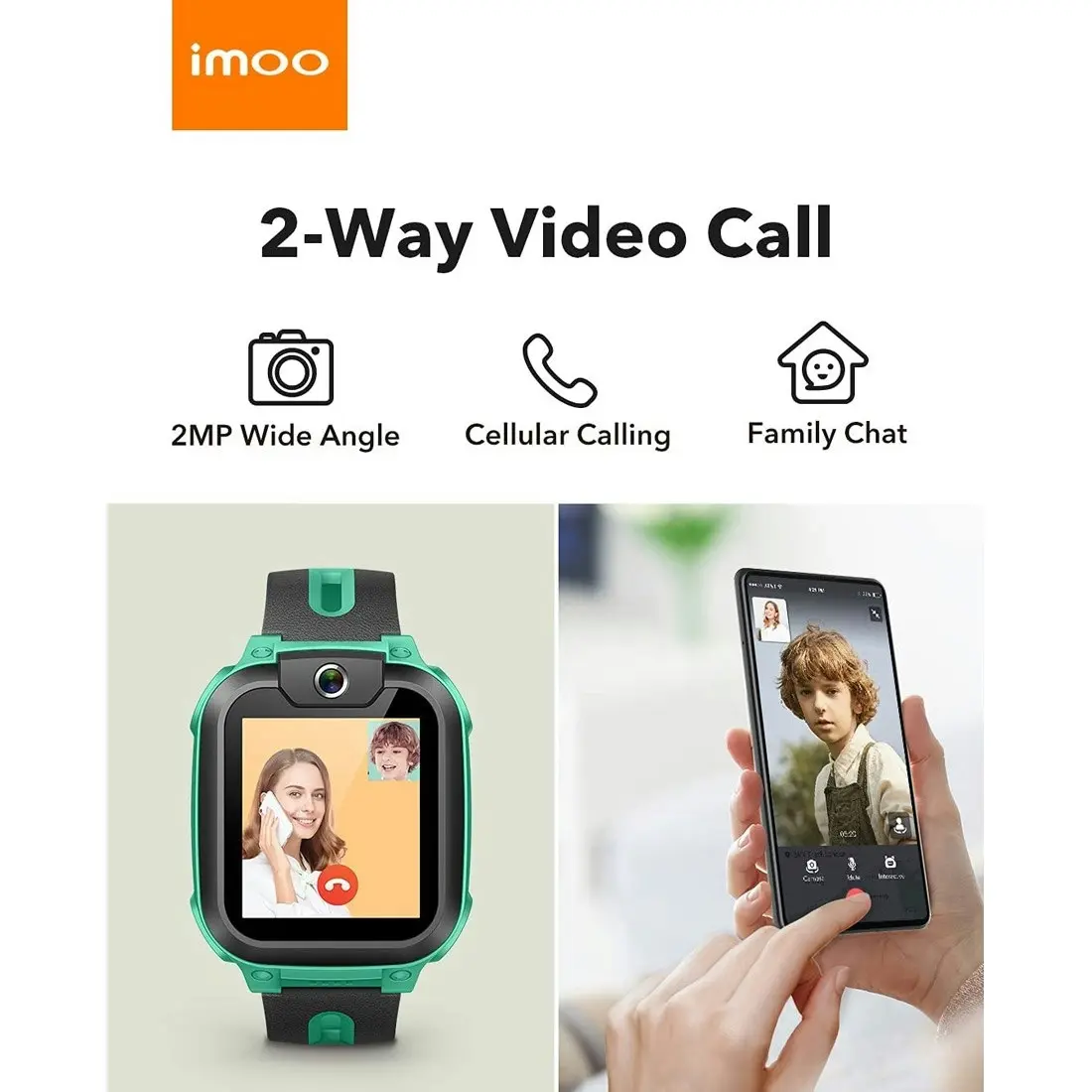 imoo Kids Smart Watch Phone Z1 - Bamboo Green