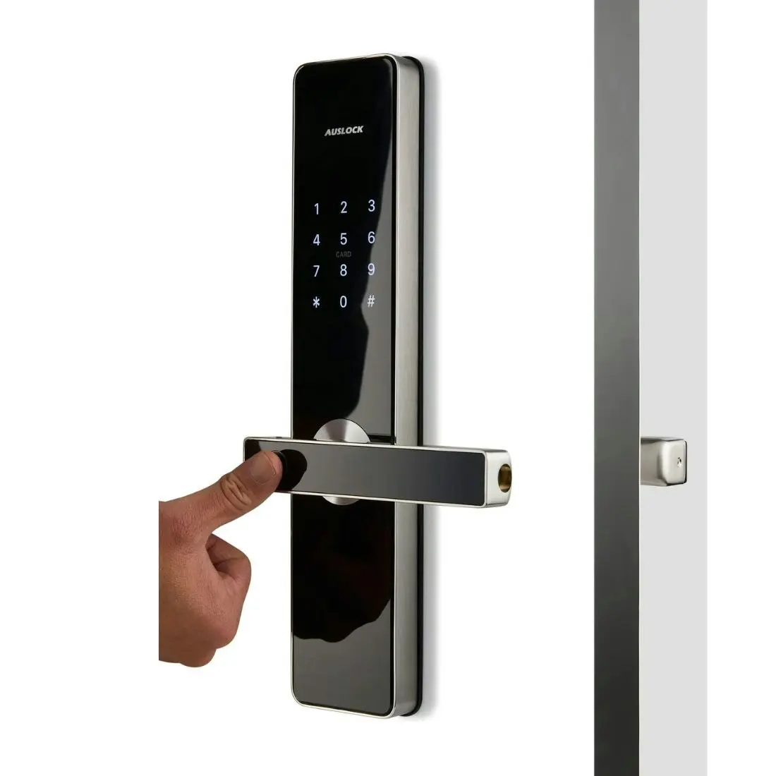 Auslock Glory Series G11B Smart Fingerprint Door Lock - Silver