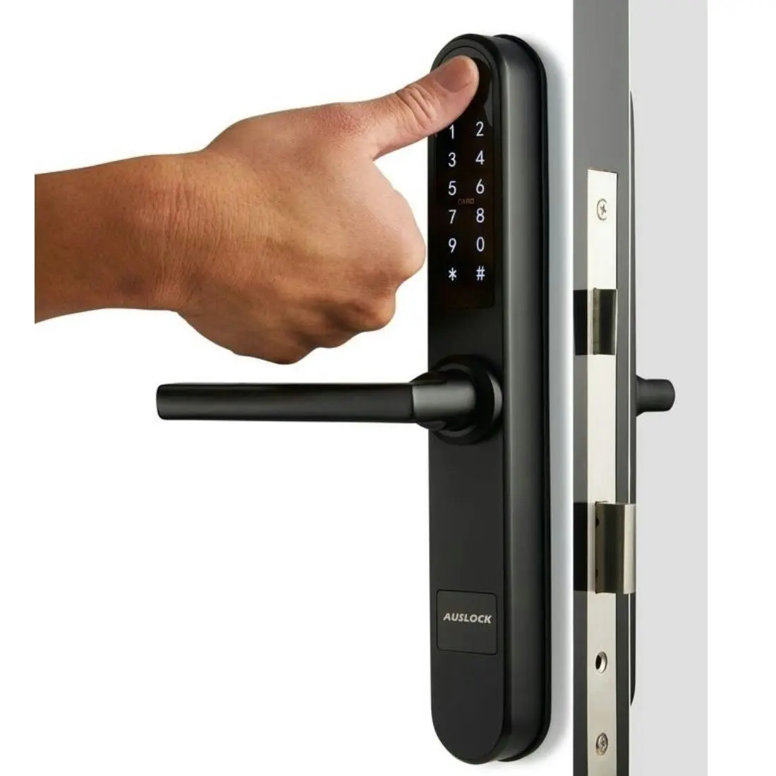 Auslock Slim Series S31B Ultra Slim (38mm) Smart Door Lock - Black