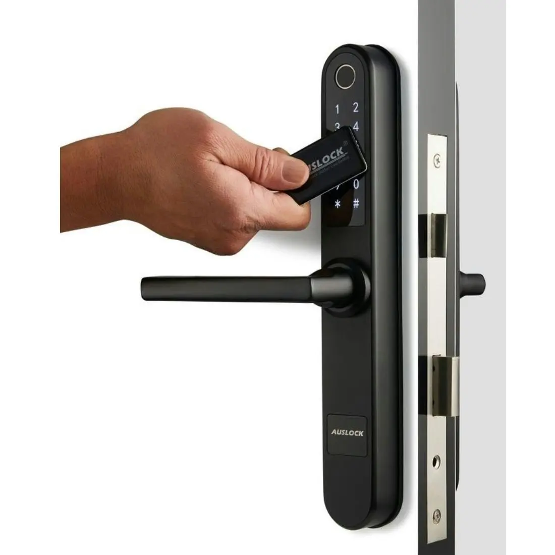 Auslock Slim Series S31B Ultra Slim (38mm) Smart Door Lock - Black