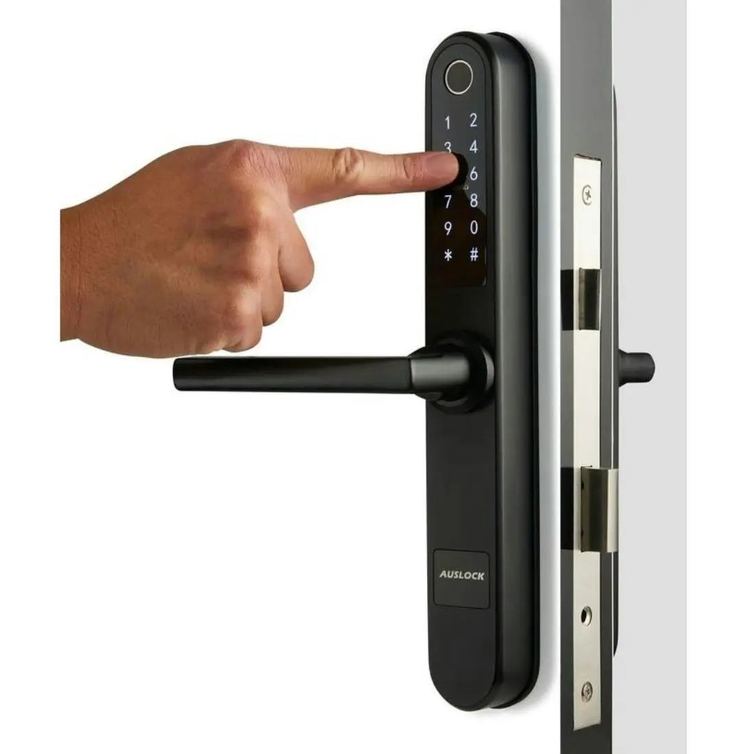 Auslock Slim Series S31B Ultra Slim (38mm) Smart Door Lock - Black