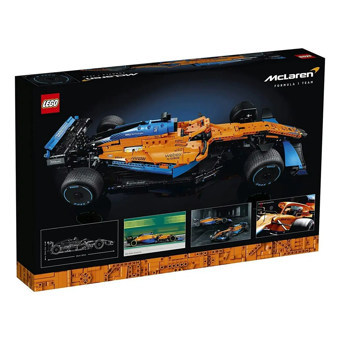 LEGO Technic McLaren Formula 1 Race Car Replica Model Building Kit (42141)