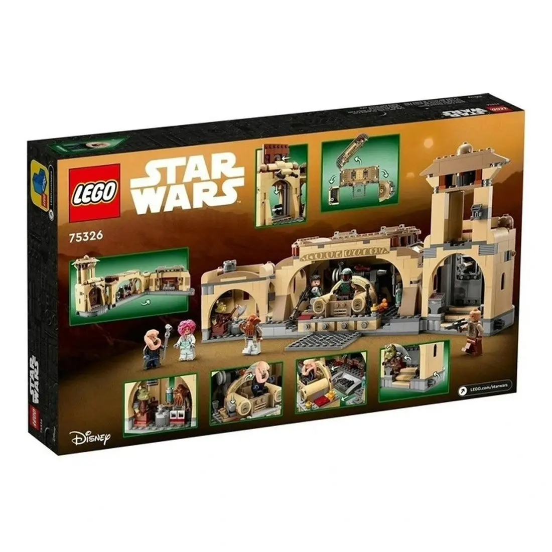 LEGO Star Wars Boba Fett's Throne Room Buildable Toy (75326)