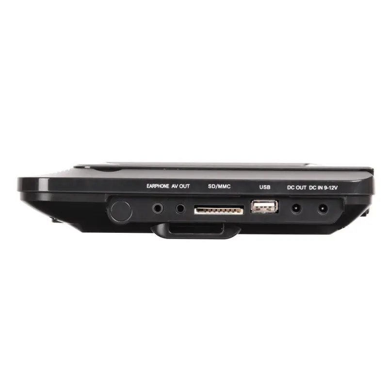 Laser 9 inch Portable DVD Player Dual Screen with USB SD 12v 240v Region Free SD