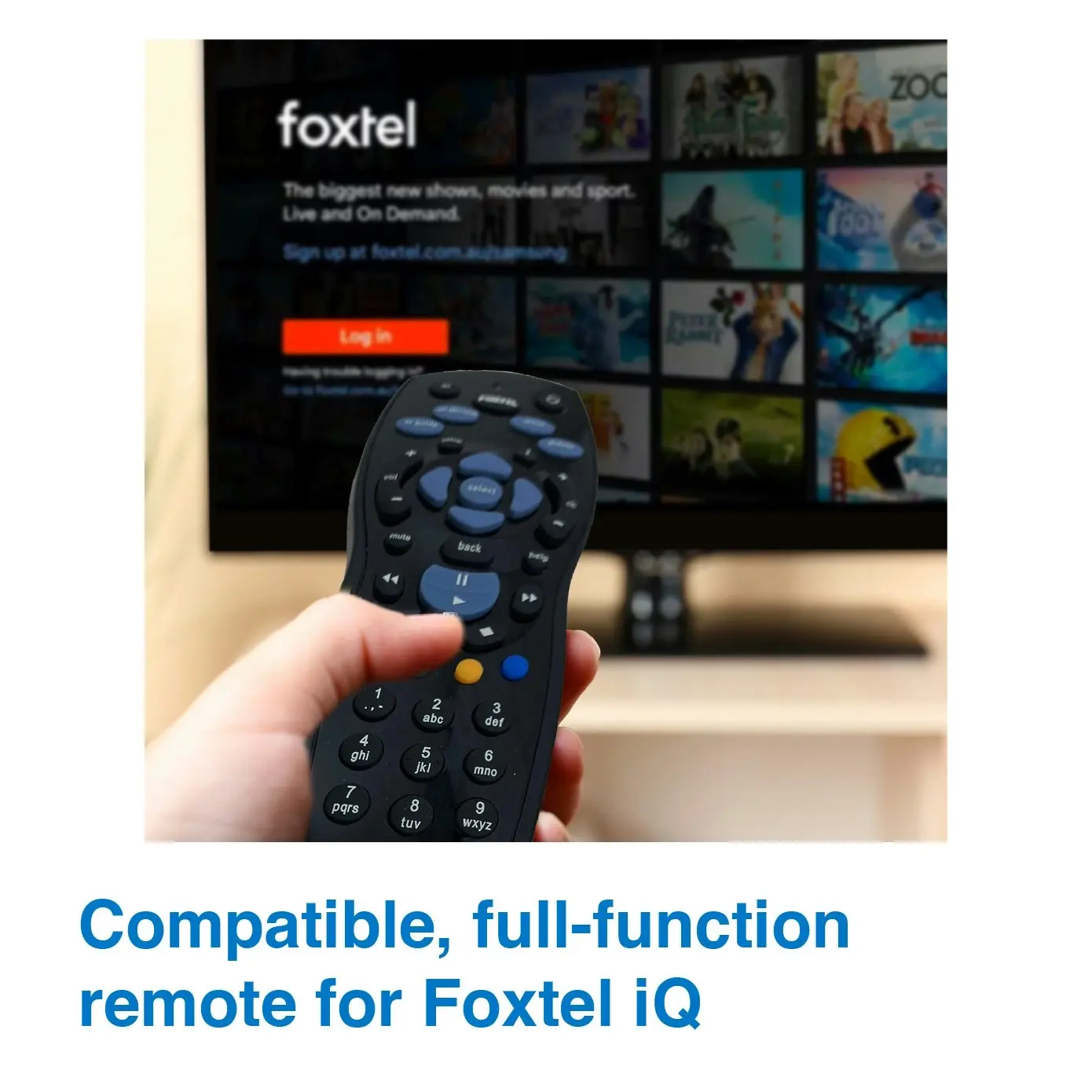 Laser Replacement Remote for Foxtel iQ: Fully Compatible & Code-Free