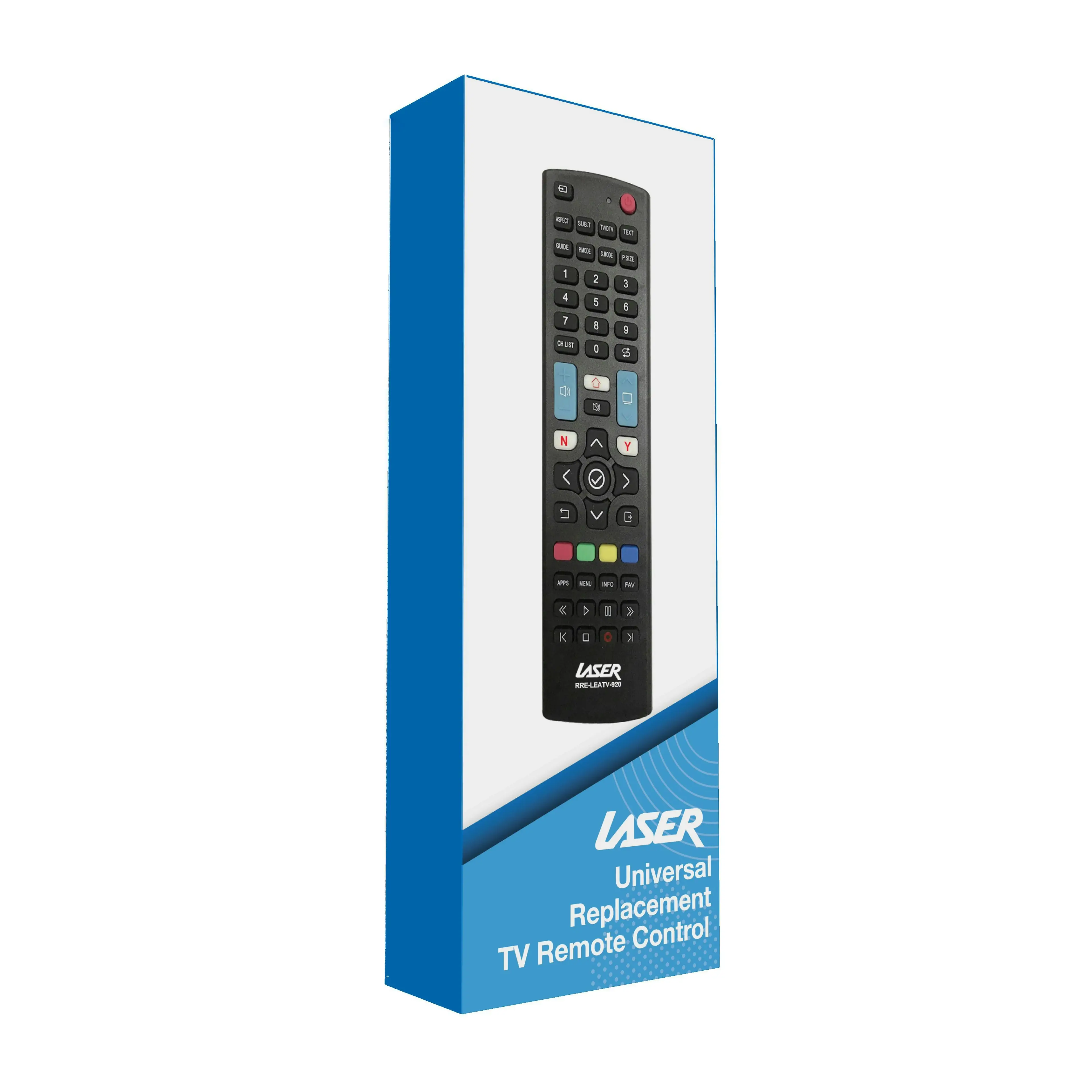 Laser Universal TV Remote Pre-Coded & Learning Mode for All Brands