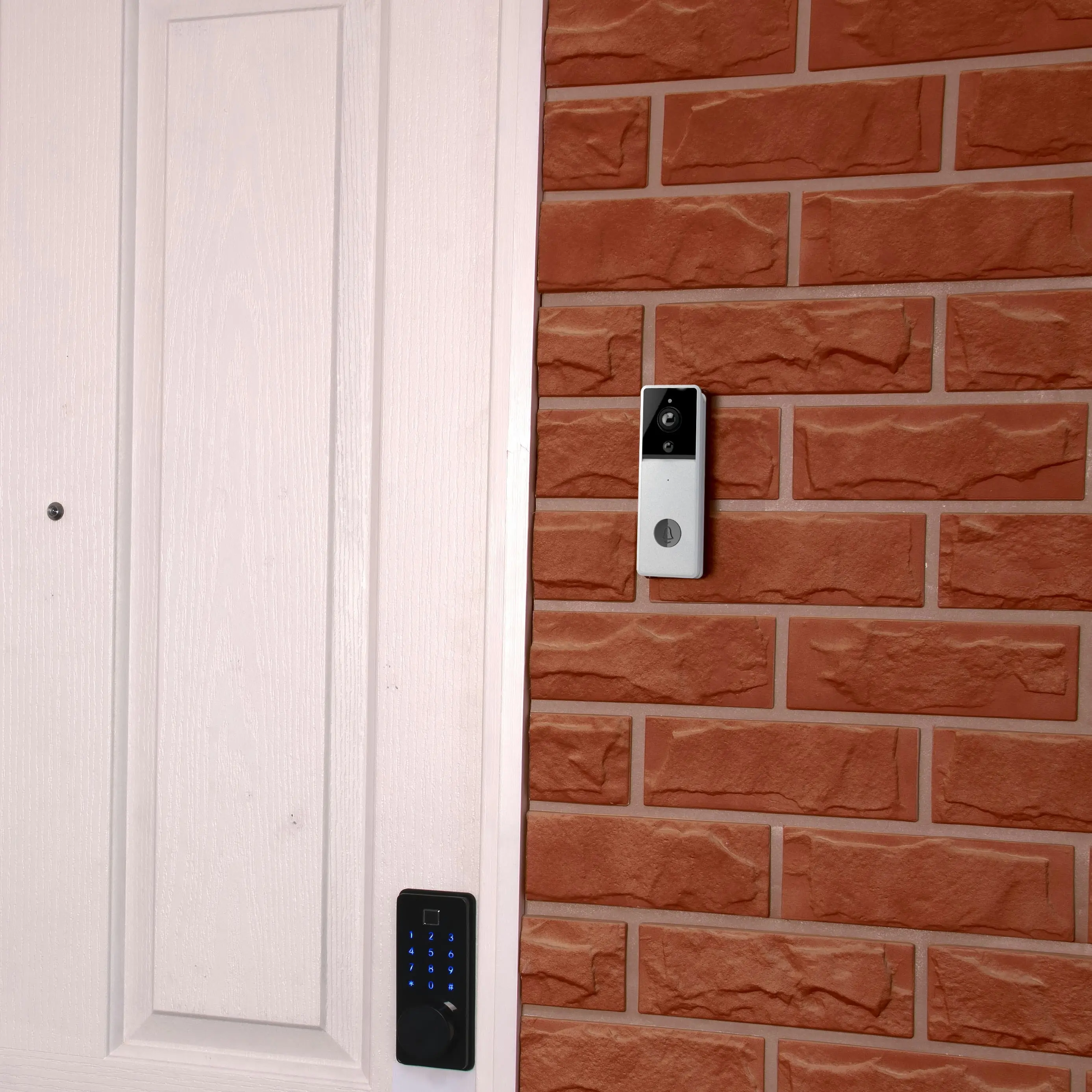 Laser Smart HD Doorbell: 1080p, Night Vision, Two-Way Audio, Wi-Fi Enabled