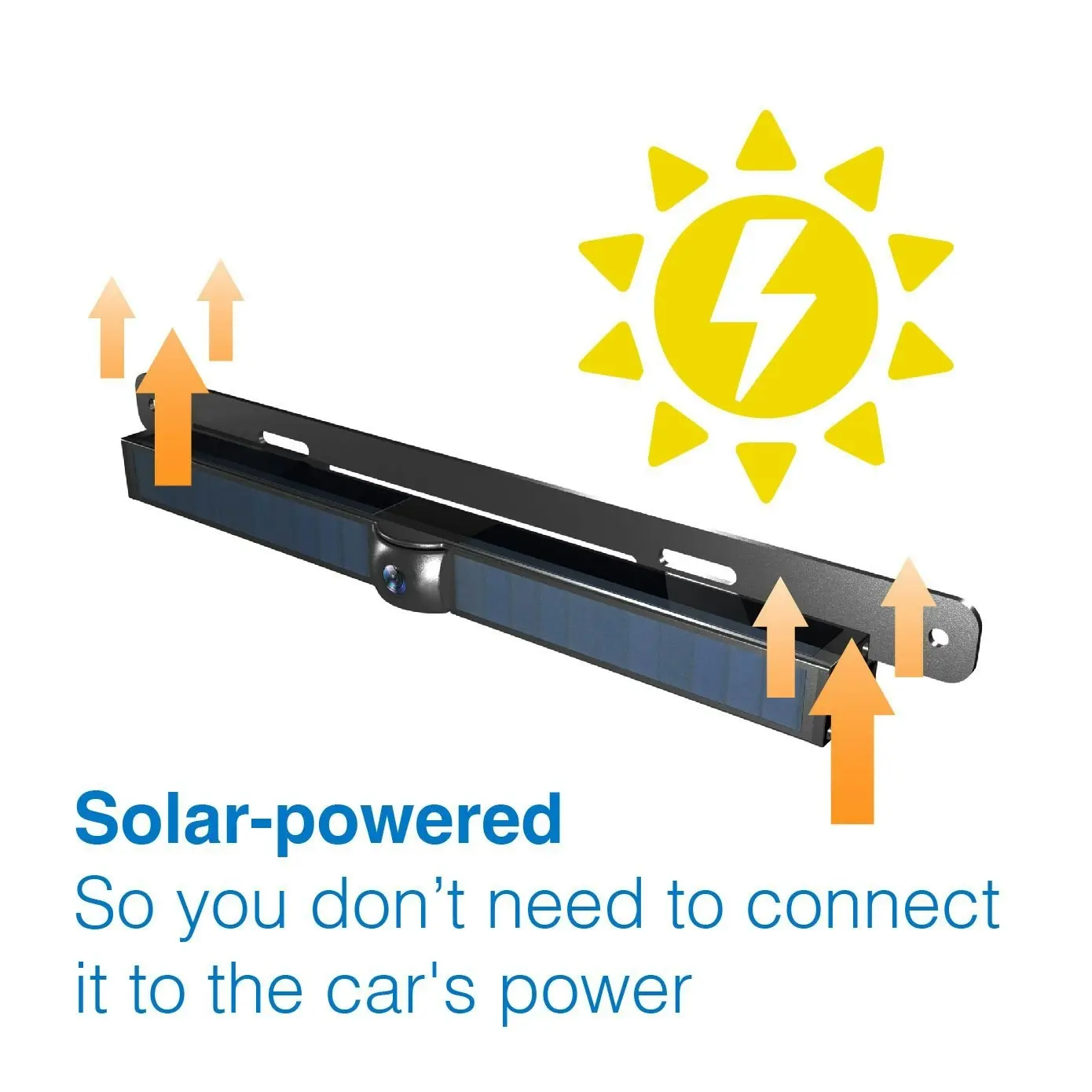 Laser 4.3" Solar-Powered Wireless Reversing Camera Kit - Night Vision