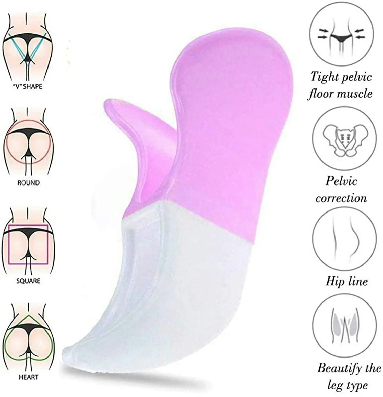 TODO Hip Trainer Clip Pelvic Floor Muscle Train Thigh Butt Legs Postpartum Fitness