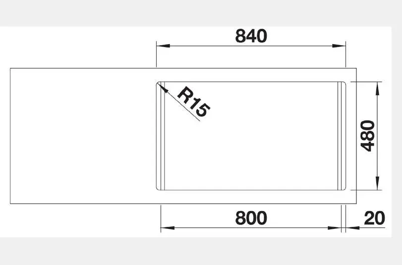 Blanco Double Bowl Inset/Flushmount Sink LEMIS8IFK5 526991