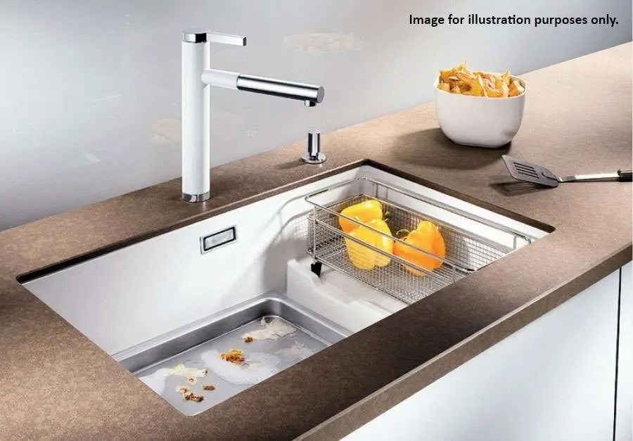 Blanco Rock Grey Single 2 Level Undermount Granite Sink SUBLINE700ULGK5 526867