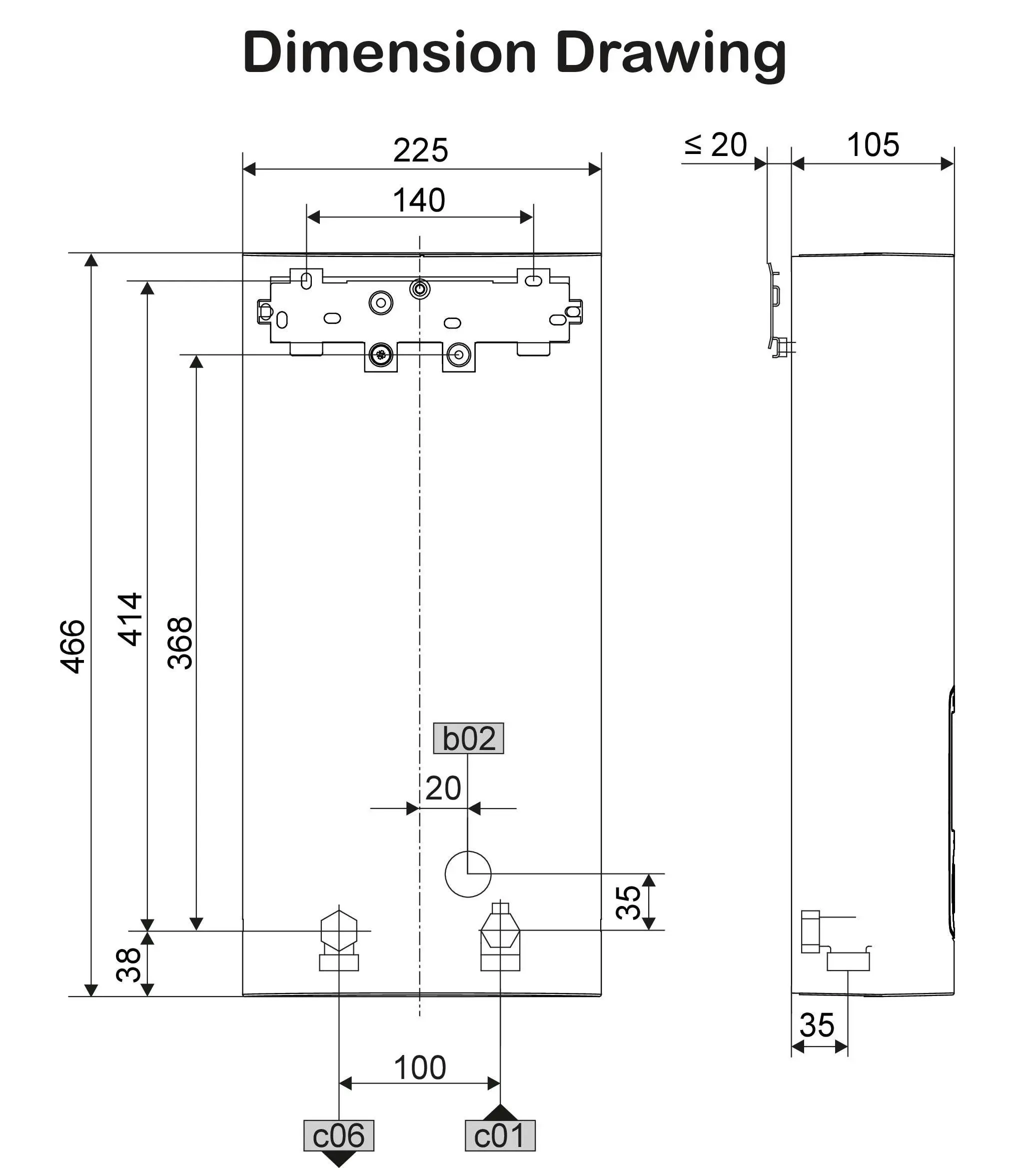 Stiebel Eltron DHE27AU Instantaneous 3 Phase Electric Water Heater DHE 27 AU