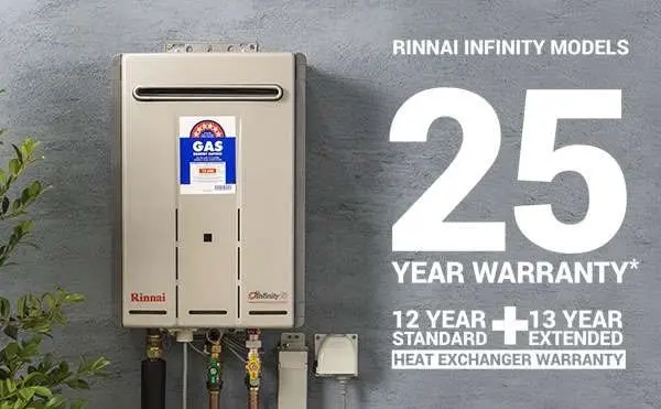 Rinnai Infinity Touch 50oC 26L Instant Hot Water System INF26TL50MA *LPG GAS*