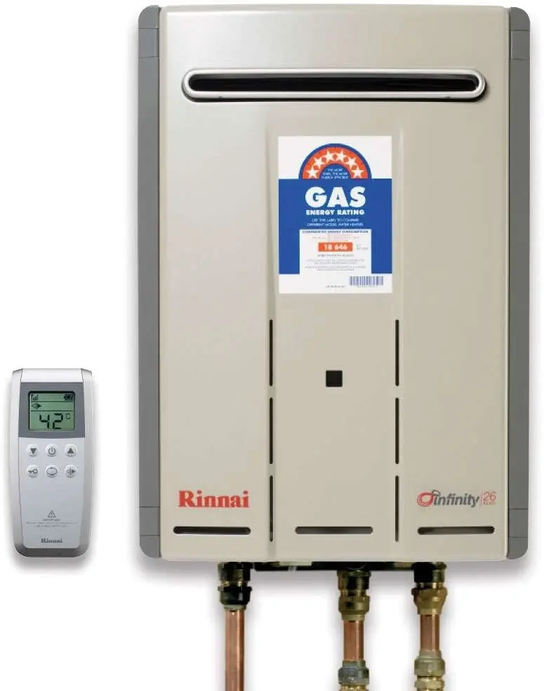 Rinnai Infinity Touch 50oC 26L Instant Hot Water System INF26TL50MA *LPG GAS*