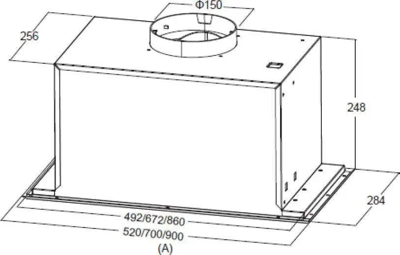 Casa 52cm Undermount Rangehood UDMCA52