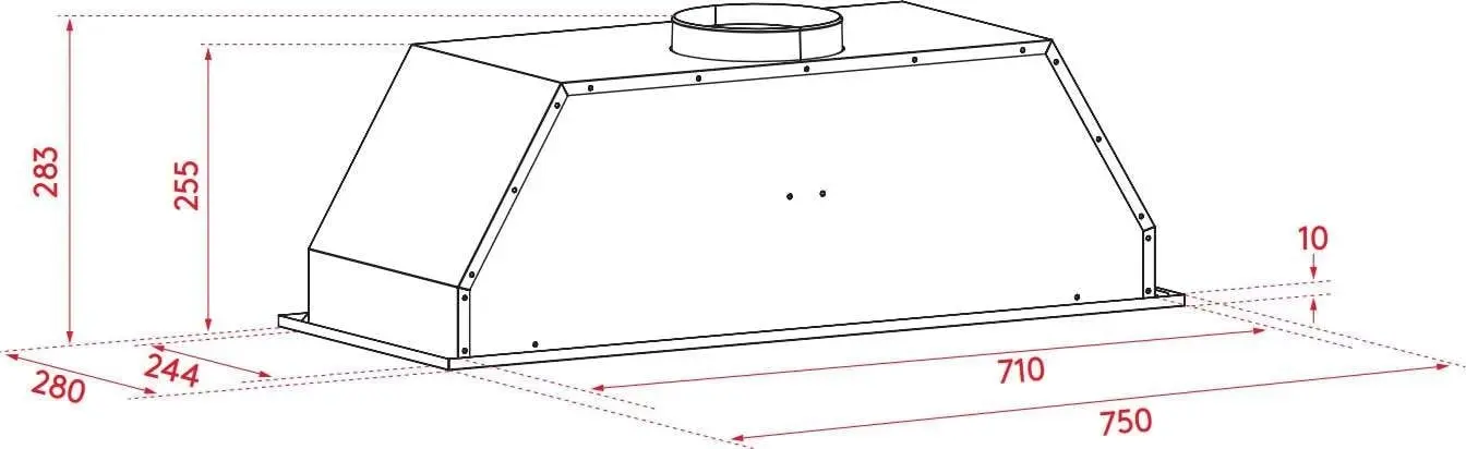 InAlto 75cm Undermount Rangehood IUM75