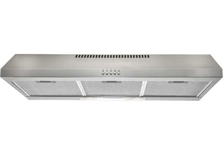 Euromaid 90cm Stainless Steel Fixed Rangehood R90FS