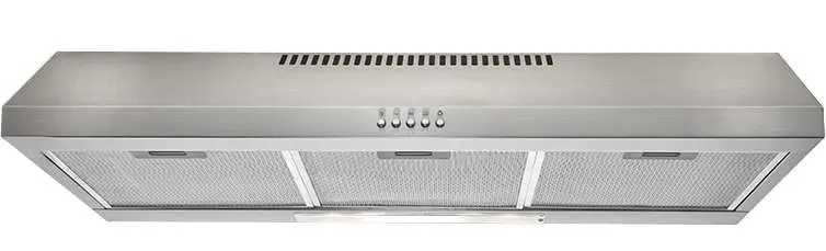 Euromaid 90cm Stainless Steel Fixed Rangehood R90FS